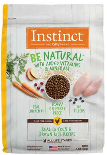 Instinct Be Natural Real Chicken & Brown Rice Recipe
